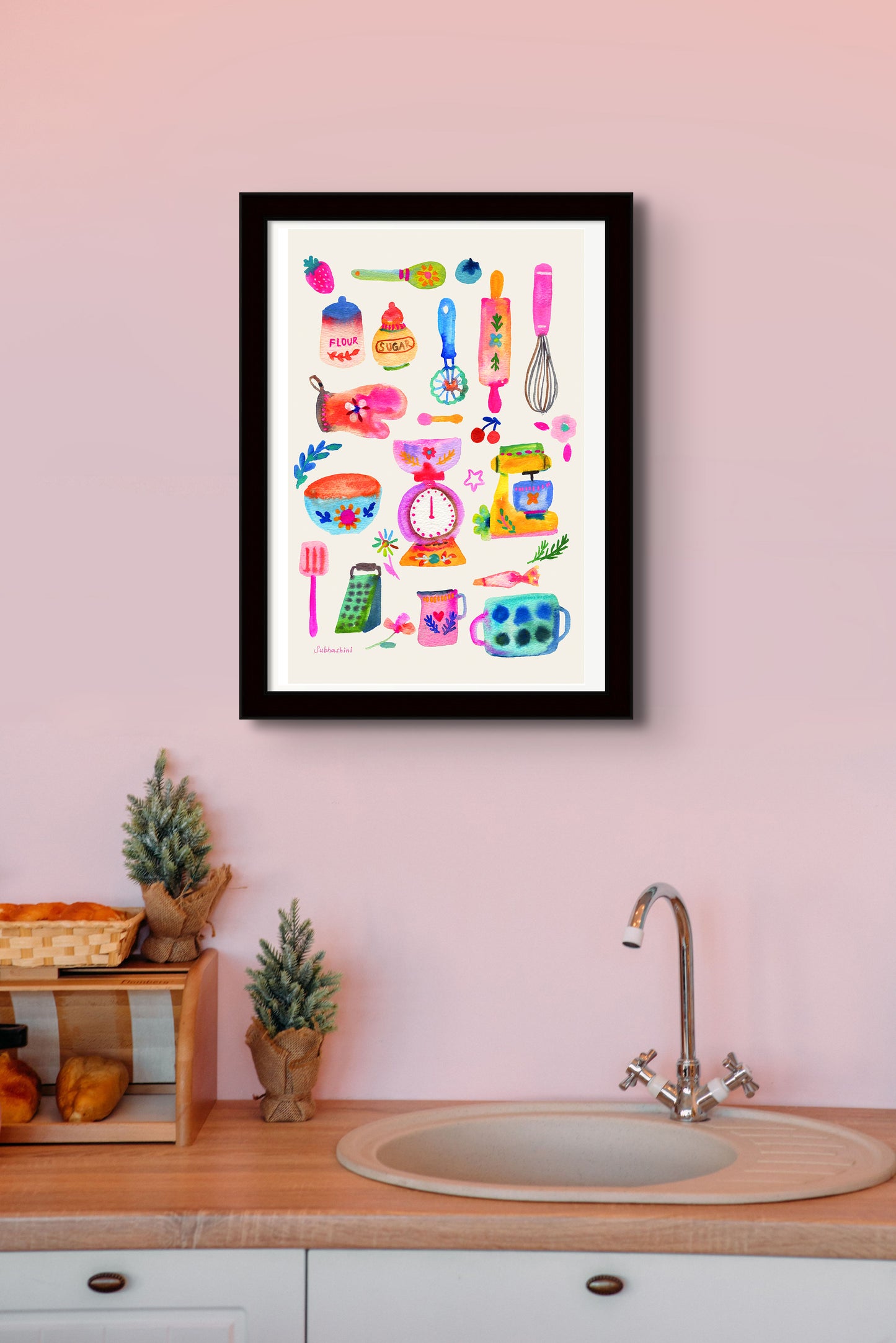 Baking Tools Giclée Fine Art Print